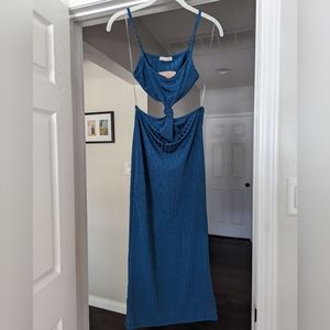 Endless Blu cutout dress